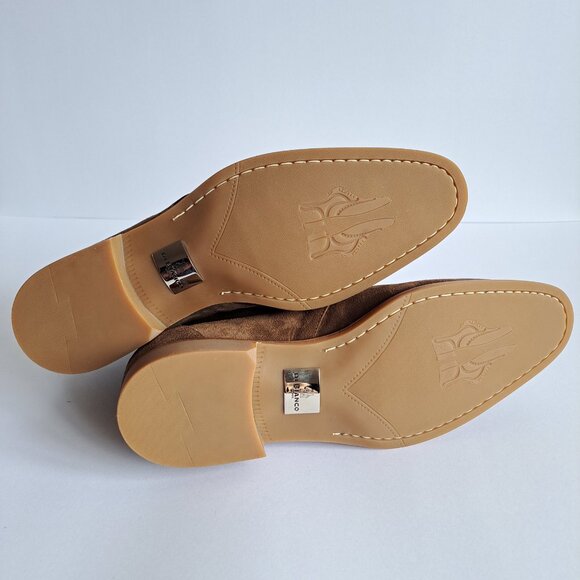 NEW Di Bianco Fidenza Men's Brown Suede Slip On Ankle Boots Shoes - Picture 10 of 16